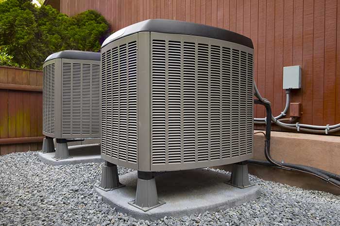 Dual outdoor units for AC repair