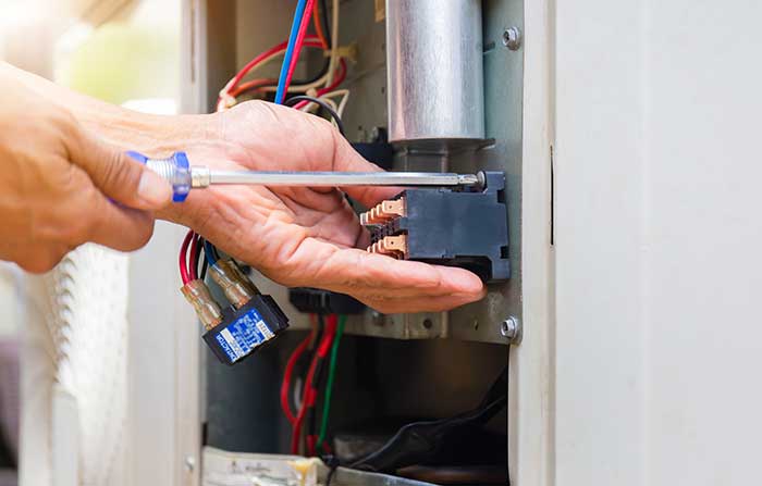 Furnace repair work