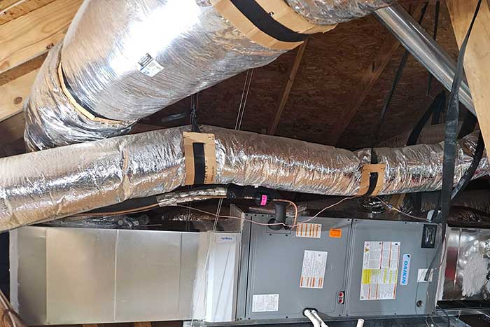 Air duct sealing for energy efficiency