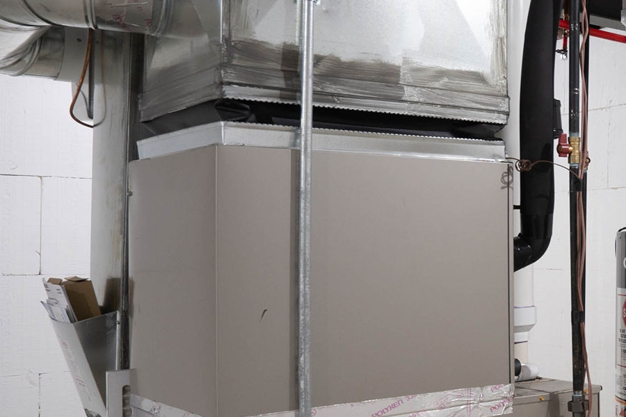 HVAC air handler system needing repair