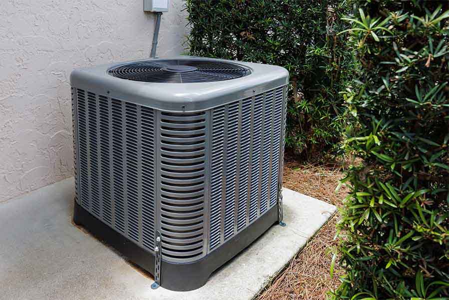 AC maintenance for outdoor condenser