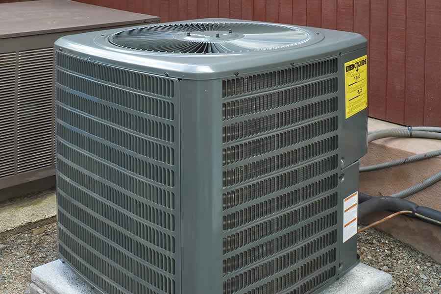 Well-maintained heat pump unit
